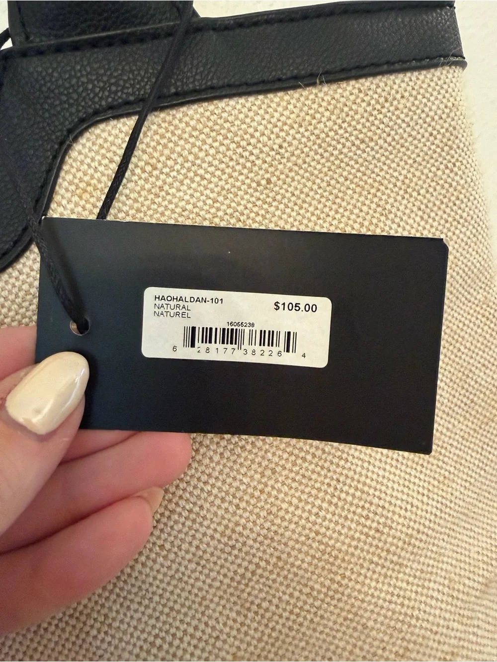 Rachel Zoe Capri Beige and Black Tote Bag - NWT